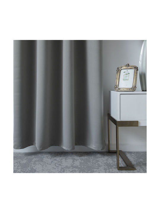 Beauty Home Blackout Curtain with Grommet Art 8400 Gray 140x270cm