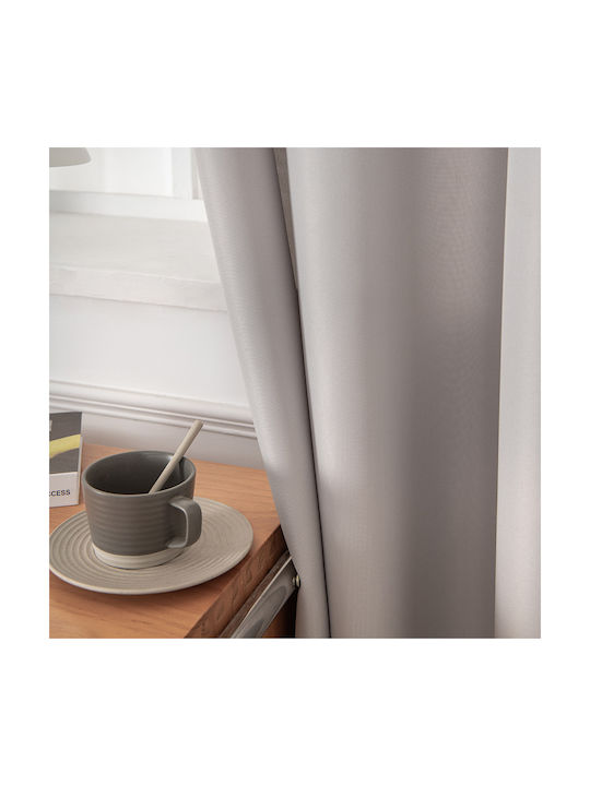 Beauty Home Vorhang mit Grommets Art 8443 Grau 140x270cm