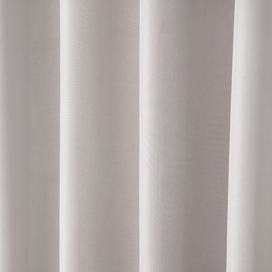 Beauty Home Curtain with Grommet Art 8443 Gray 140x270cm