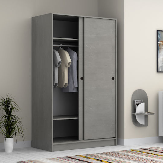 Double Door Sliding Regio 120x60x200cm Walnut Double Door Sliding Regio 120x60x200cm Walnut