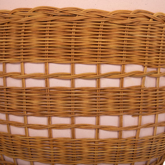Round Side Table Fiber Pink Natural 44.5x44.5x45 cm
