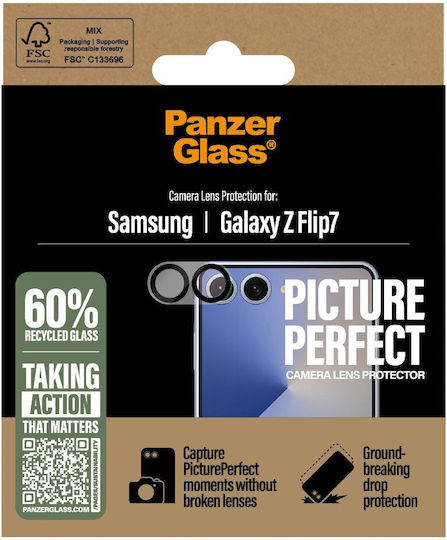 PanzerGlass PicturePerfect Camera Protection Tempered Glass Transparent for the Samsung Galaxy Z Flip7