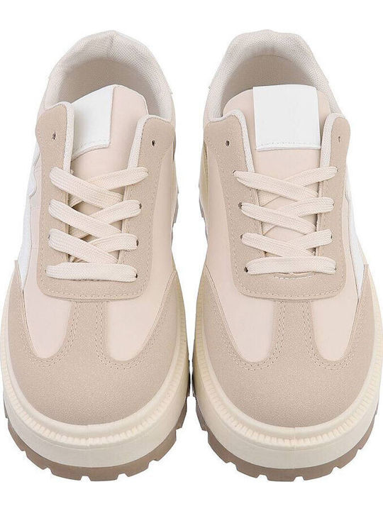 Flatforms Sneakers Beige