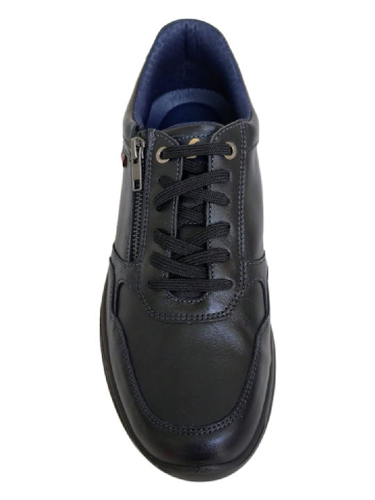 Ανδρικά Sneakers Μαύρο Δέρμα