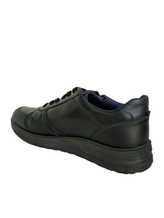 Ανδρικά Sneakers Μαύρο Δέρμα