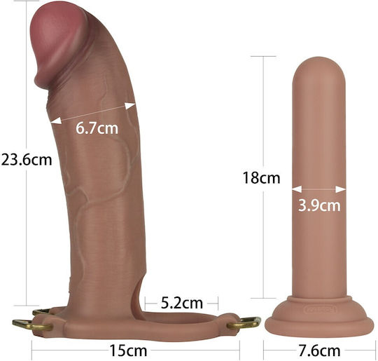 Ingen 10 Inch Enhanced Set L XL 2XL Flesh