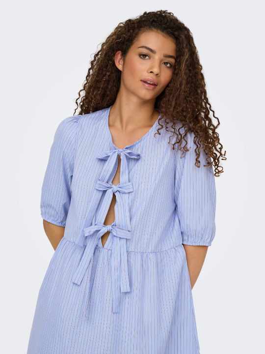 Tessa Sommer Mini Damenkleid Hellblau