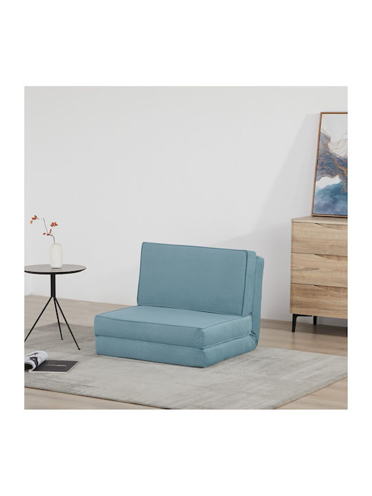 Multifunctional Bean Bag Chair Waterproof Light Blue 62x74x80cm