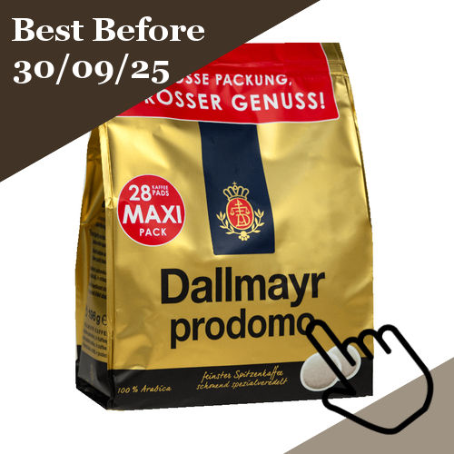 Dallmayr Κάψουλες Espresso Senseo Prodomo Συμβατές με Μηχανή Senseo Pads 28caps