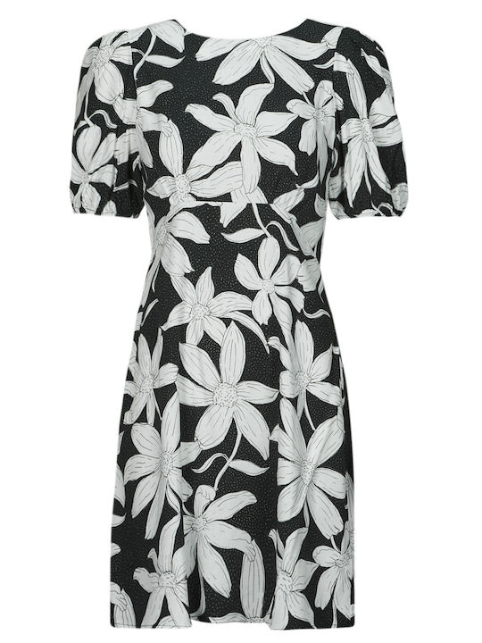 Rochie De Vară Pentru Femei Mini Rochie-Cămașă Neagră