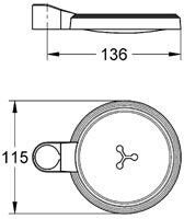 Grohe Ποτηροθήκη Διάφανη