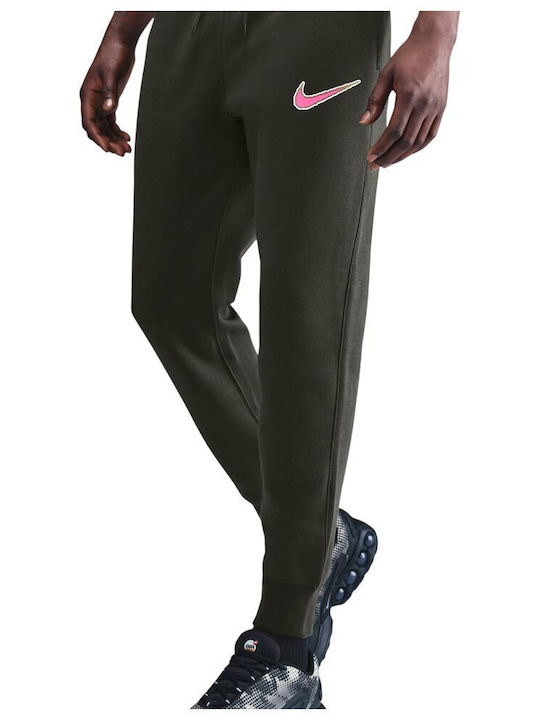 Sportswear Club Green Sweatpants with Elastic