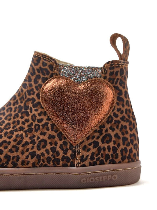 Ghete Suede Pentru Copii Barefoot Cu Fermoar Maro