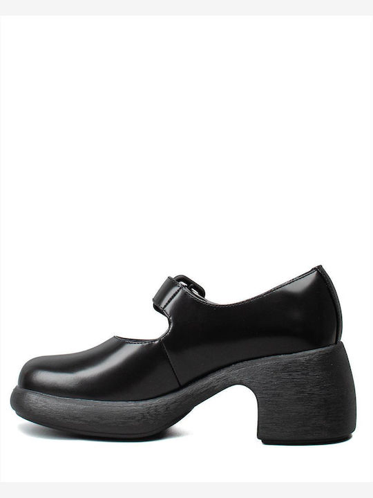 Black Heels with Strap Thelma Ii