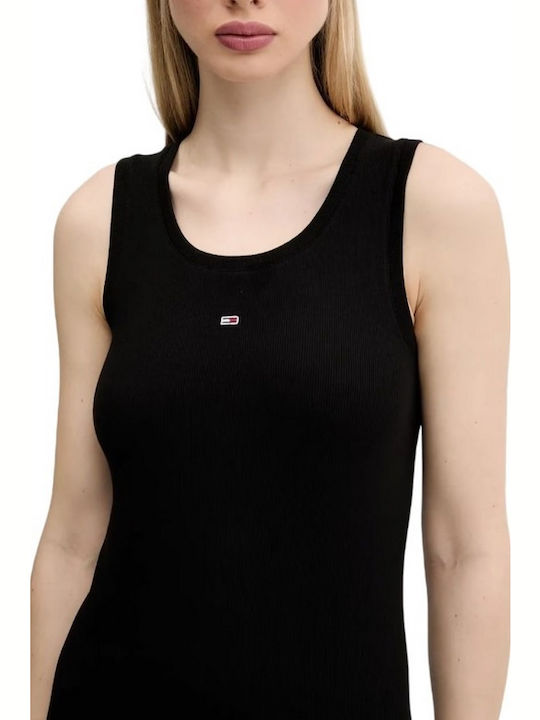 Essential Sommer Mini Damenkleid Schwarz