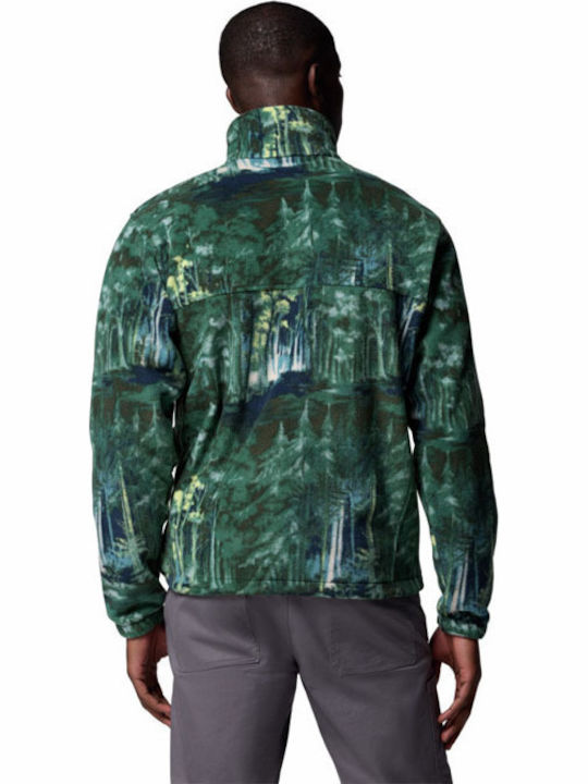Steens Mountain Men's Fleece Cardigan Green