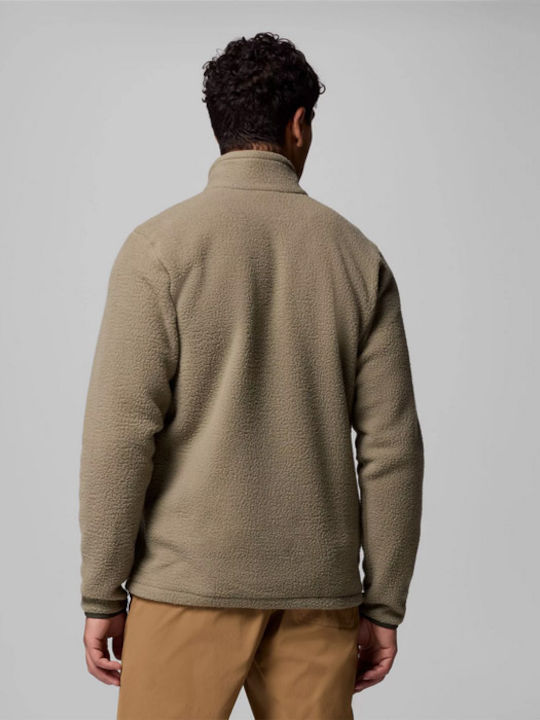 Ridge Men's Fleece Cardigan Green