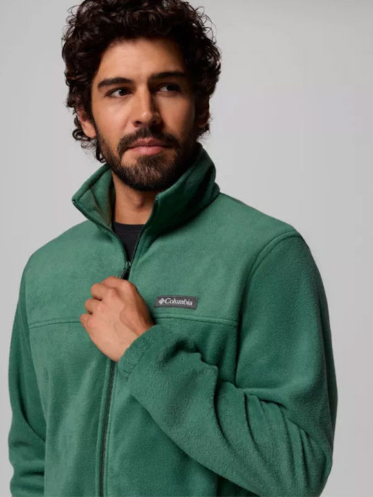 Steens Mountain Full Men's Fleece Cardigan Green
