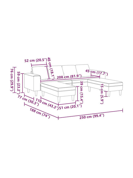 Set de Sufragerie 3-Seater & 2-Seater