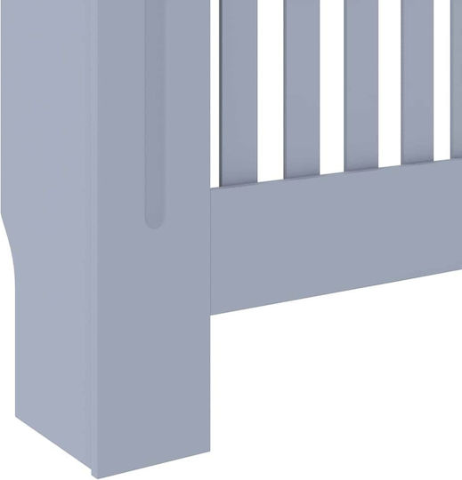 vidaXL Radiator Cover Made of Particleboard 78x19x81.5cm 2 Pieces
