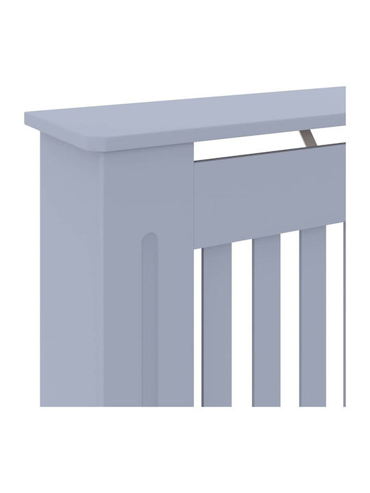 vidaXL Heizkörperabdeckung aus Spanplatte Grau 78x19x81.5cm 2Stücke