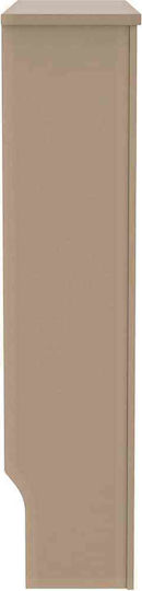 vidaXL Brown Particleboard Radiator Cover 78x19x81.5cm 2 Pieces