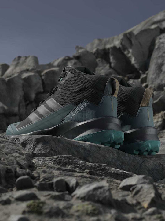 adidas Terrex Skychaser Ax5 Ανδρικά Ορειβατικά Μποτάκια Αδιάβροχα με Μεμβράνη Gore-Tex Core Black / Carbon / Pure Teal