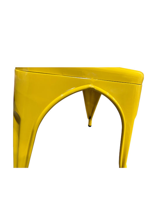 Outdoor-Stuhl Metallisch Yellow 44x49x84εκ.