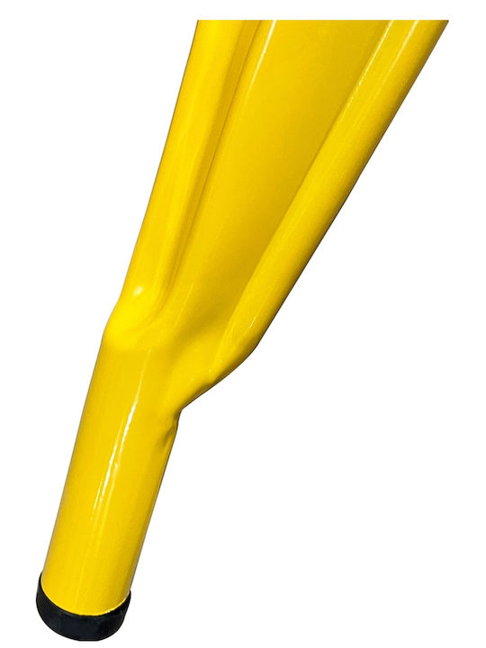 Outdoor-Stuhl Metallisch Yellow 44x49x84εκ.