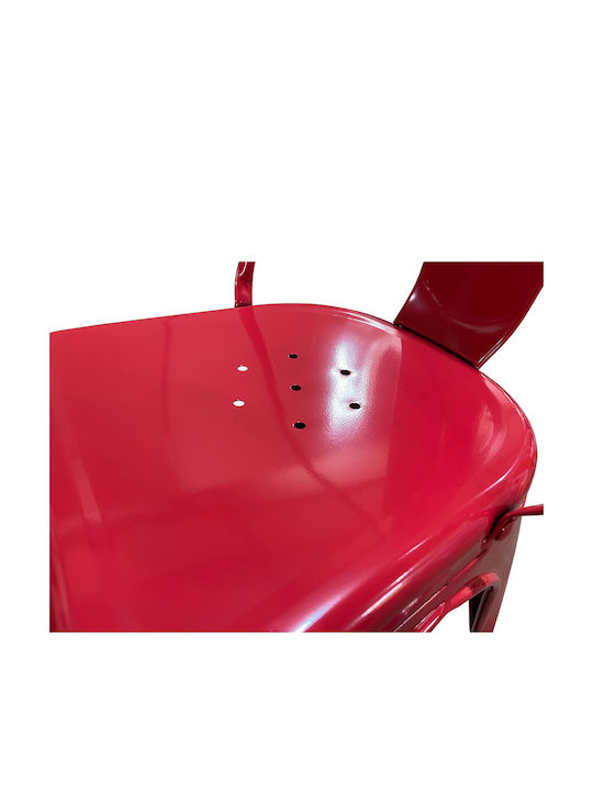 Outdoor Chair Metallic Red 44x49x84cm