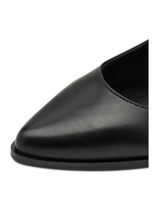 Women's Ballerina Shoes with Strap Black