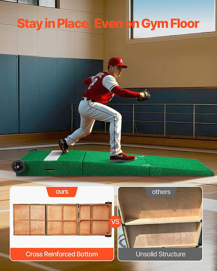 Vevor 90 In Pitching Mound Portable Pitcher Mound Baseball Training Softball