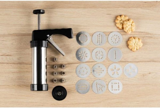 Maku Cookie Press Aluminum 13 Discs & Nozzles