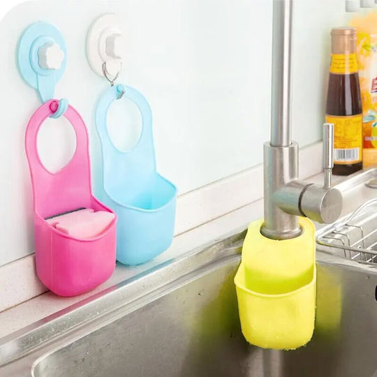 Dish Sponge Holder Drainage Holes Fastening Ring Silicone