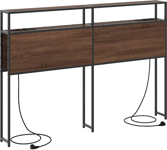 vidaXL Wooden Bed Headboard Brown Oak 160x98cm