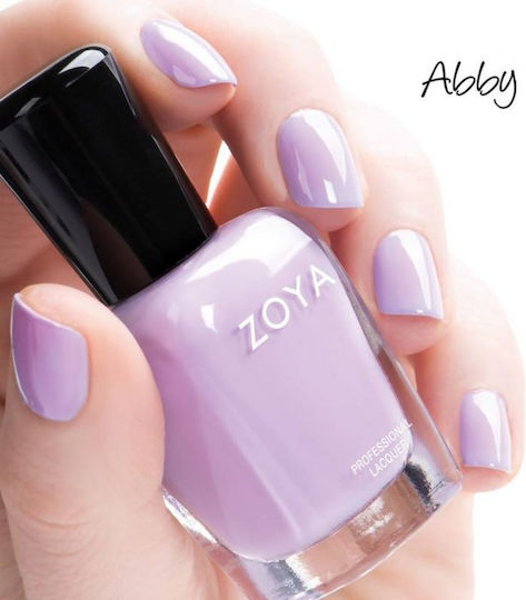Zoya Glossy Long Lasting Quick Dry Purple Nail Polish Abby 15ml
