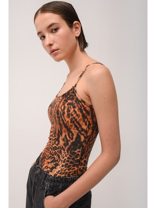 Women's Athletic Blouse Brown