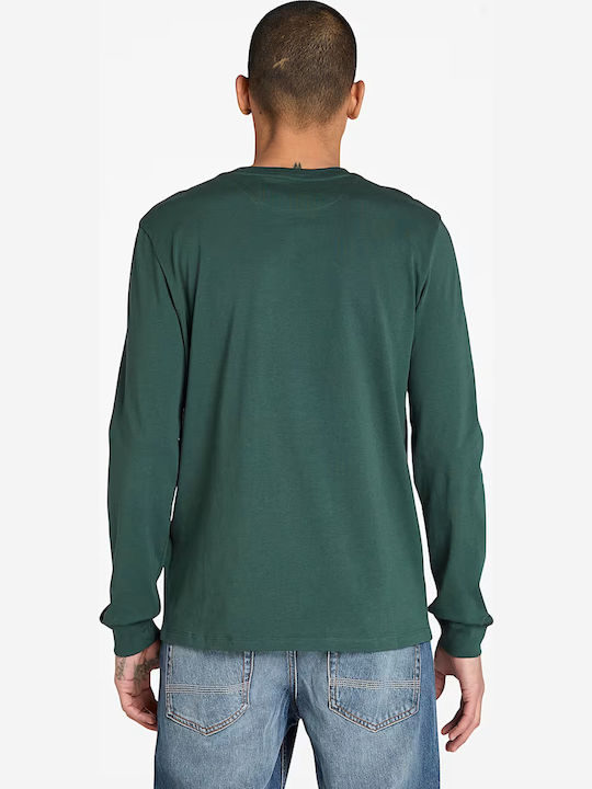 Dunstan River Long Sleeve Green Shirt