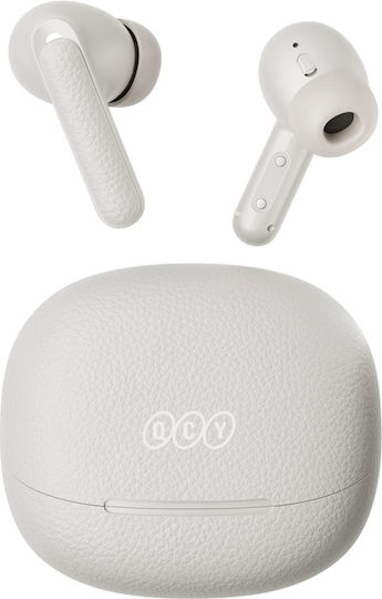 QCY Buds ANC Bluetooth Handsfree Earphones with Sweat Resistance and Charging Case White