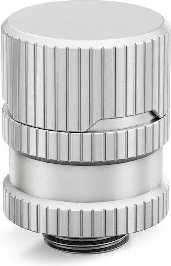 Ekwb EK-Quantum Torque Drain Valve Fittings Satin Titanium White