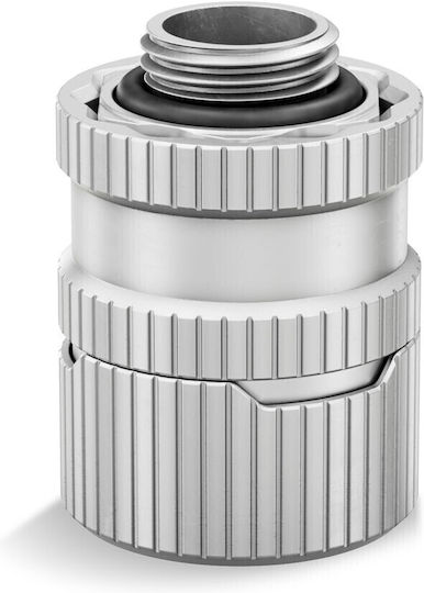 Ekwb EK-Quantum Torque Drain Valve Fittings Satin Titanium White