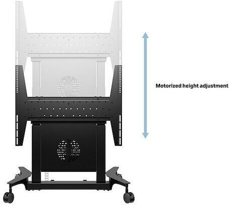 Multibrackets Mobile Table Stand Motorized Remote Control Display & Touchscreen Multibrackets Mb-7104 32"-86" Max 100 Kg