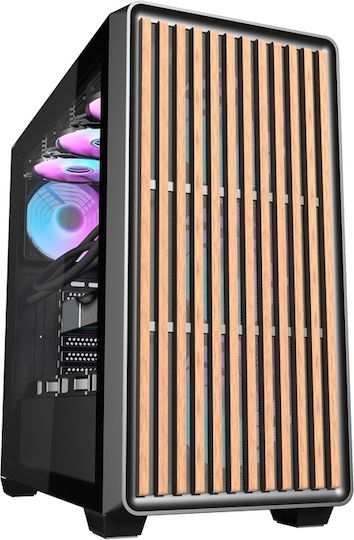 Darkflash DS900WD Midi-Tower Computergehäuse Schwarz