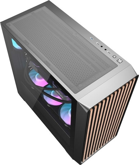 Darkflash DS900WD Midi-Tower Computergehäuse Schwarz