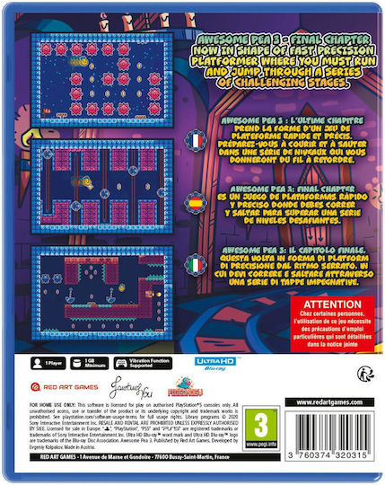 Awesome Pea 3 PS5 Game