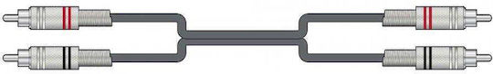 2r-2r050 Audio Cable 2 X Rca 2 X Rca 0.5m Piece 19946