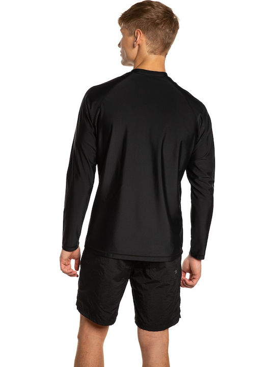Mad Wave Men's Long Sleeve Sun Protection Shirt Black