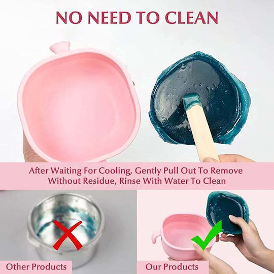 Folding Wax Warmer for Hair Removal Travel Wax Warmer Silicone 400ml