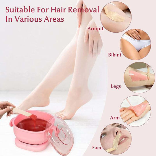 Folding Wax Warmer for Hair Removal Travel Wax Warmer Silicone 400ml