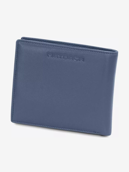 Groß Leder Damen Geldbörse Karten mit RFID Blau